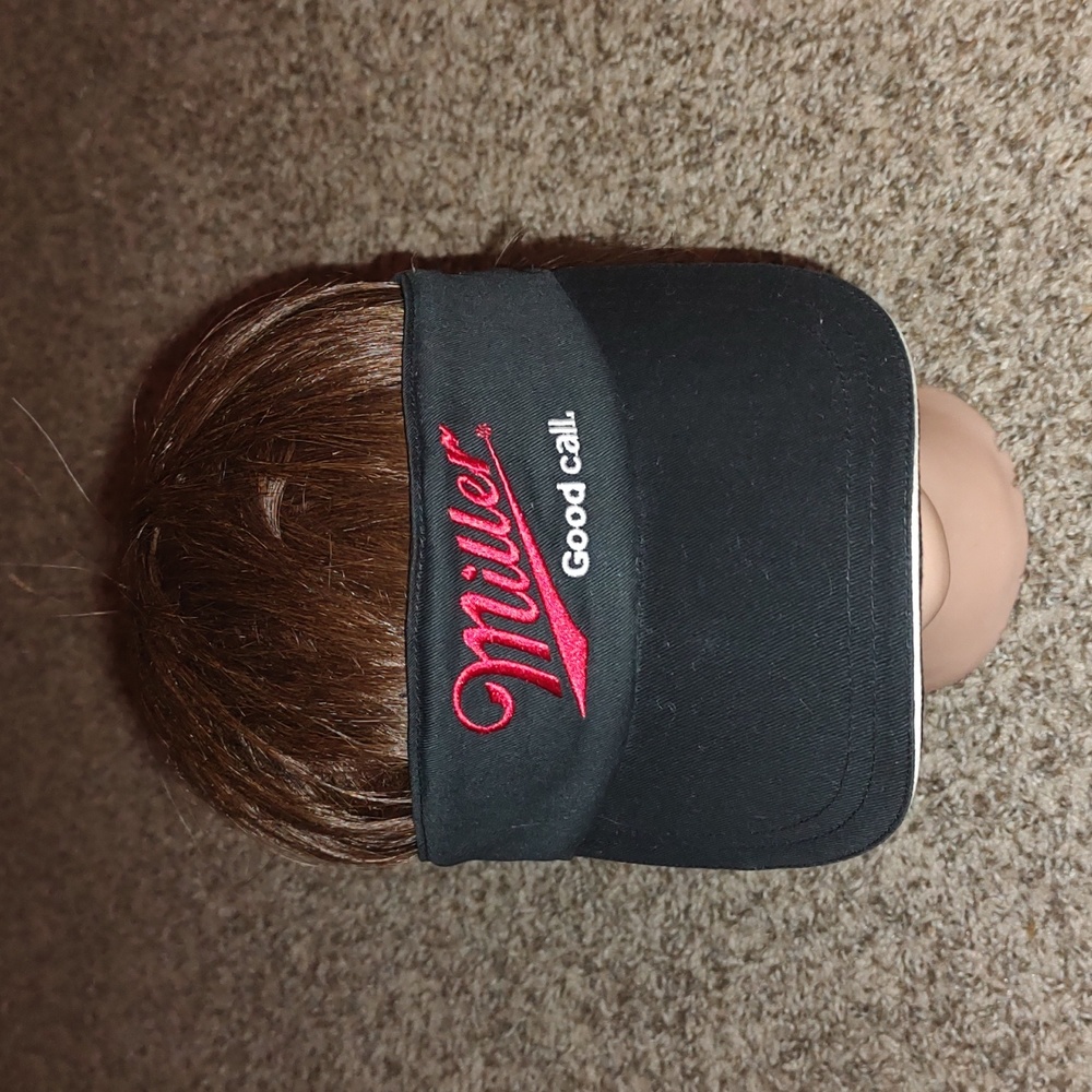 Miller Good Call Embroidered Black Red Visor OS